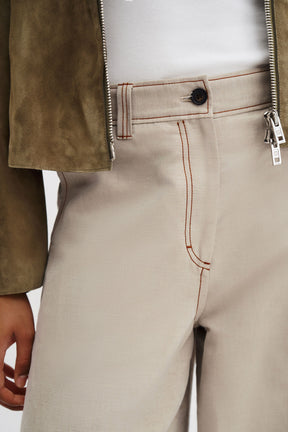 Wide Blue Wash Jeans